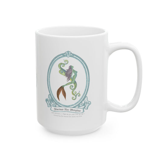 Mermaid Art Fluctuat Nec Mergitur Hot Stuff Mug