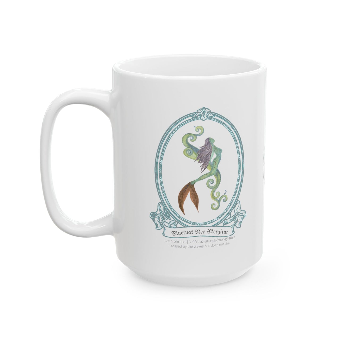 Mermaid Art Fluctuat Nec Mergitur Hot Stuff Mug