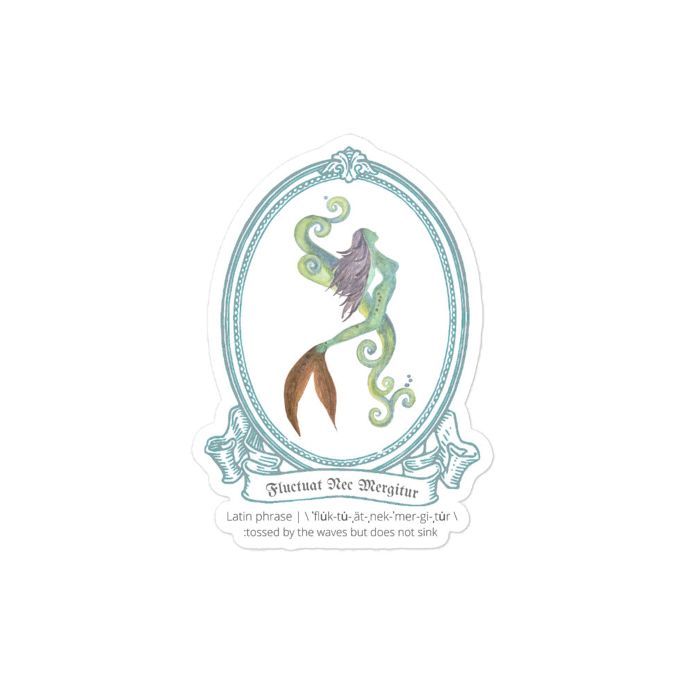 Fluctuat Nec Mergitur Sticker